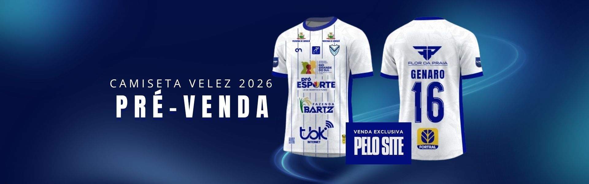 Topo Pré Venda Branca