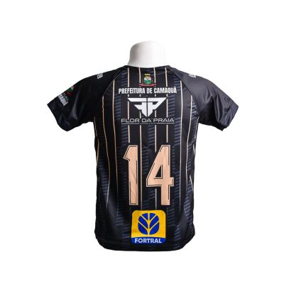 Camiseta Infantil Velez Preta