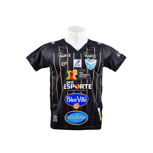 Camiseta Infantil Velez Preta